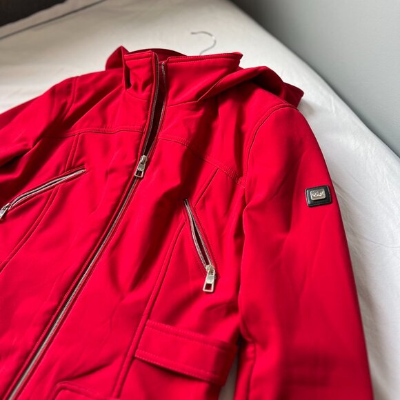 Red Autumn Jacket with Fleece Lining - Picture 11 of 14